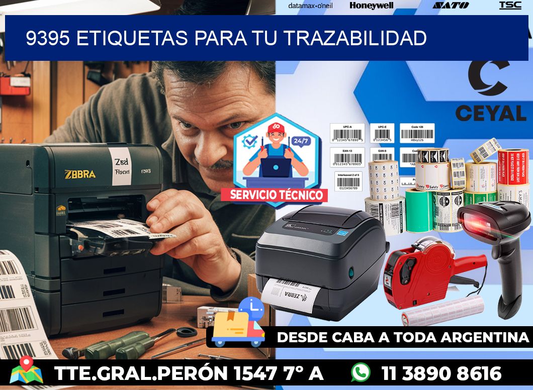 9395 etiquetas para tu trazabilidad