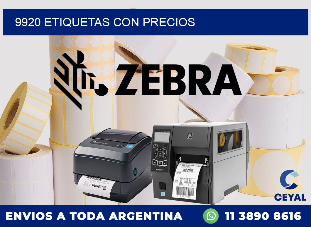 9920 etiquetas con precios