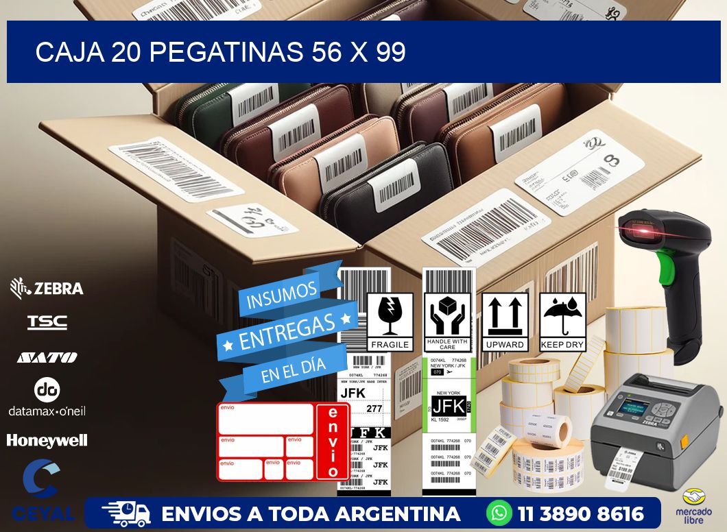 CAJA 20 PEGATINAS 56 x 99