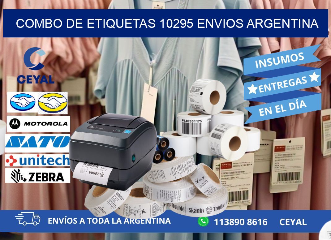 Combo de etiquetas 10295 ENVIOS ARGENTINA