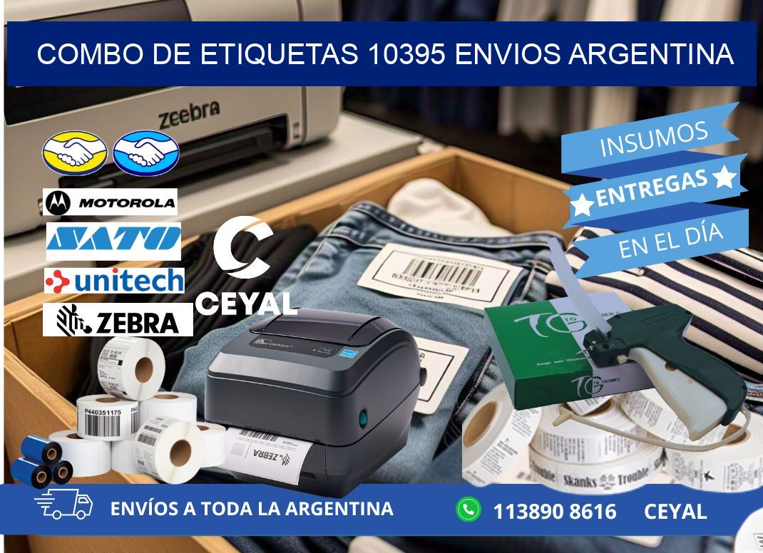 Combo de etiquetas 10395 ENVIOS ARGENTINA