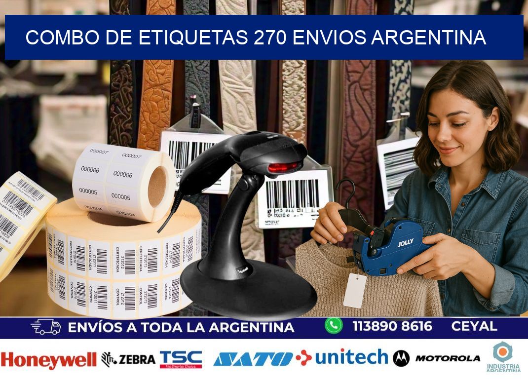 Combo de etiquetas 270 ENVIOS ARGENTINA