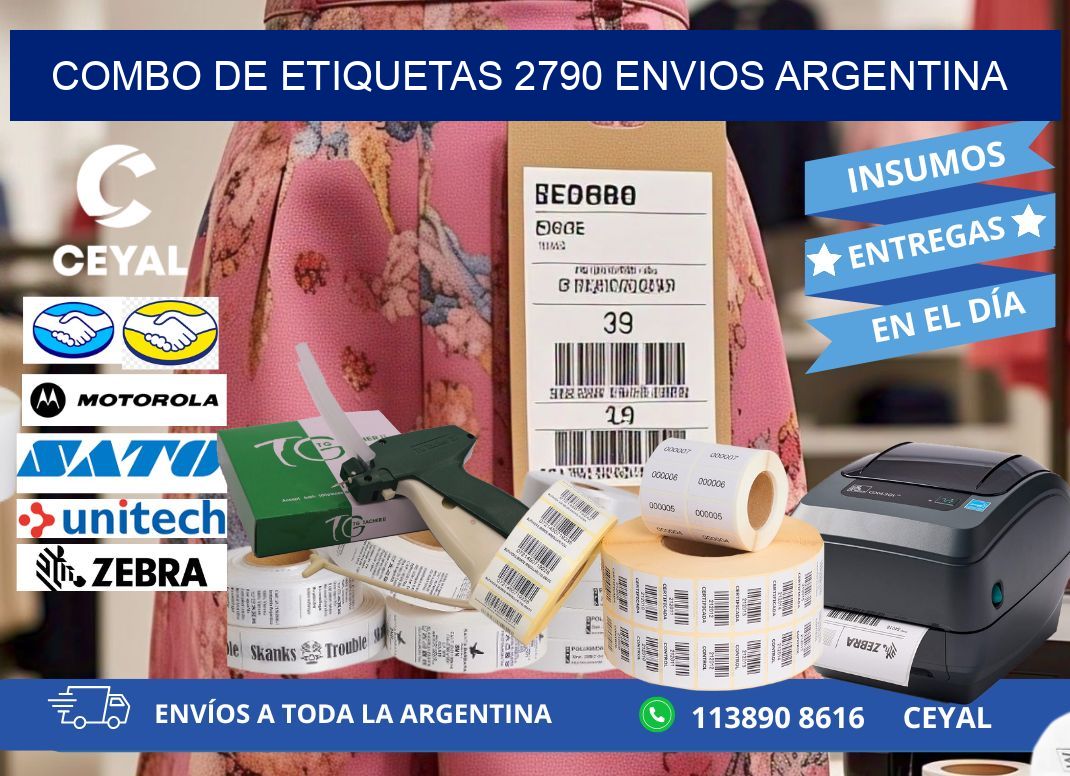 Combo de etiquetas 2790 ENVIOS ARGENTINA