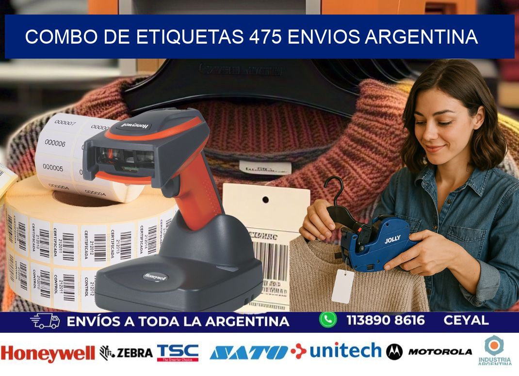 Combo de etiquetas 475 ENVIOS ARGENTINA