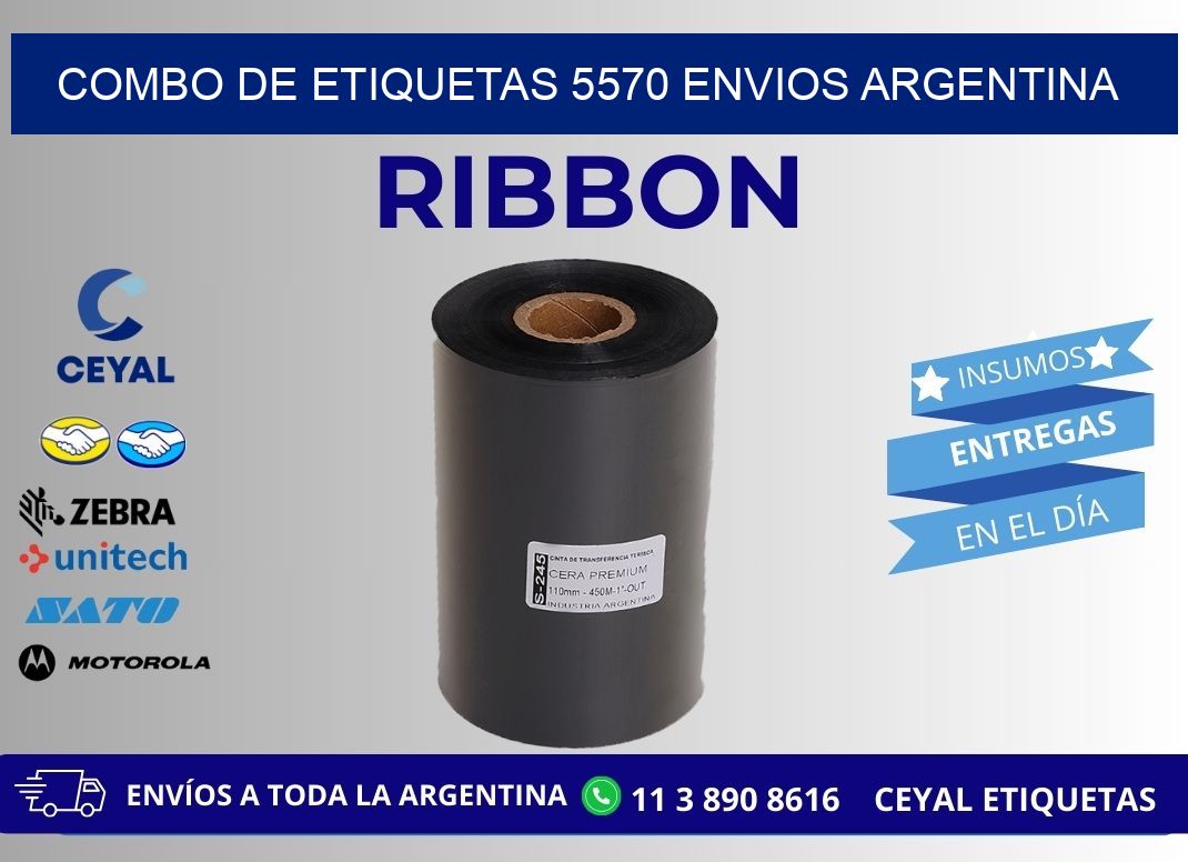 Combo de etiquetas 5570 ENVIOS ARGENTINA