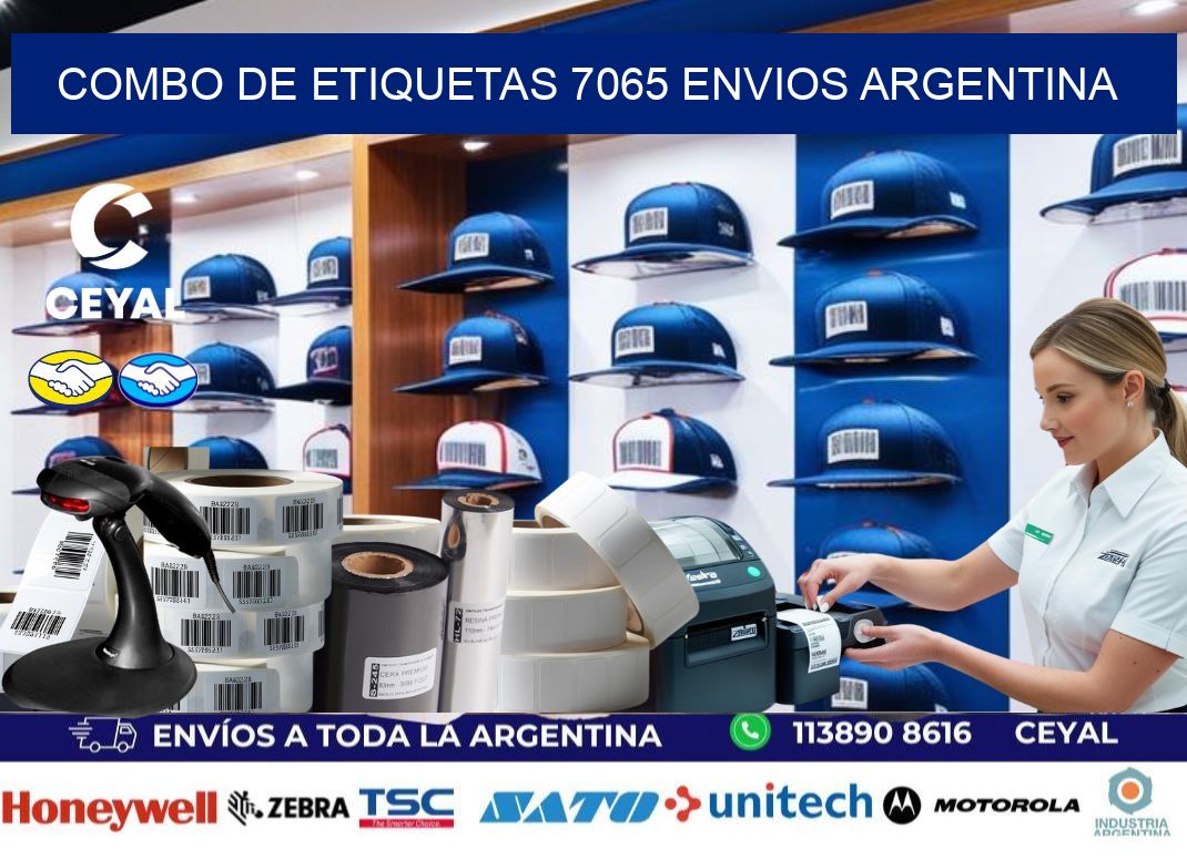 Combo de etiquetas 7065 ENVIOS ARGENTINA