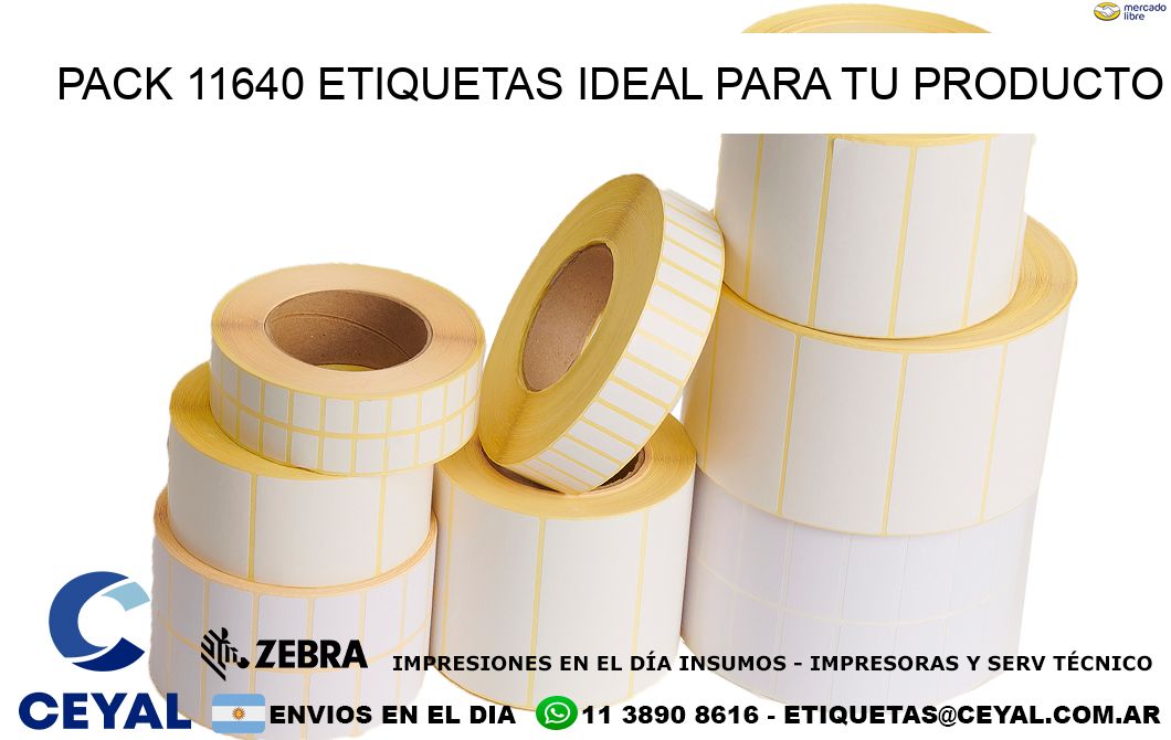 Pack 11640 etiquetas ideal para tu producto