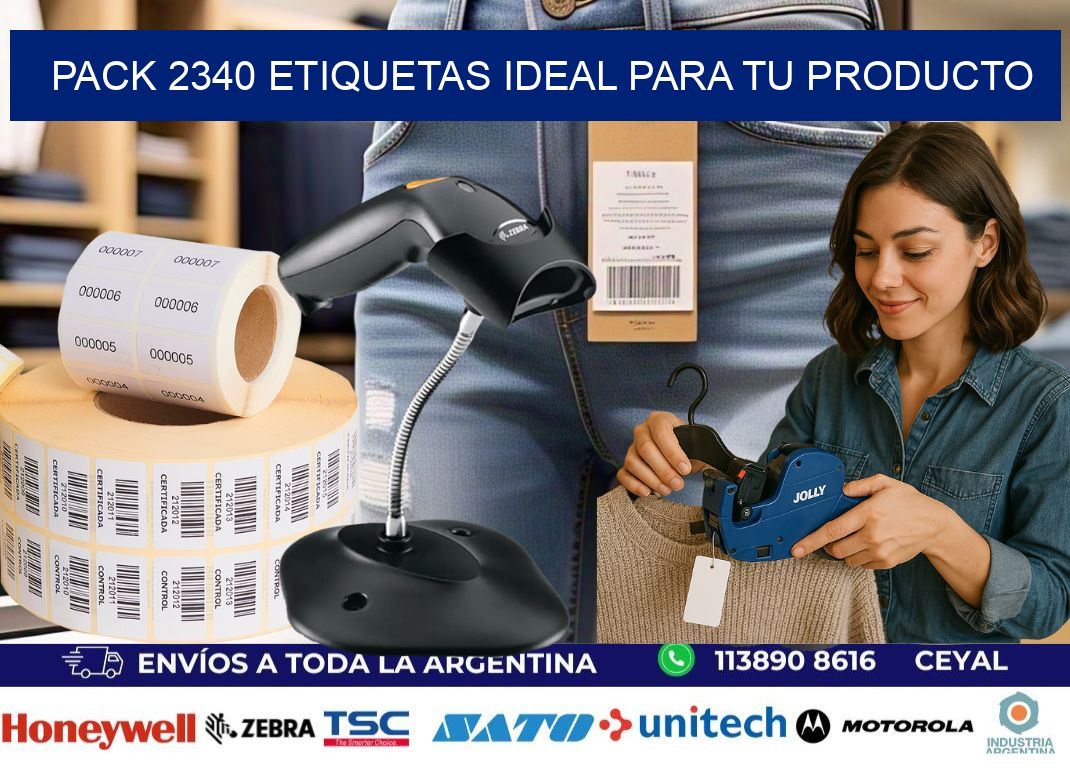 Pack 2340 etiquetas ideal para tu producto