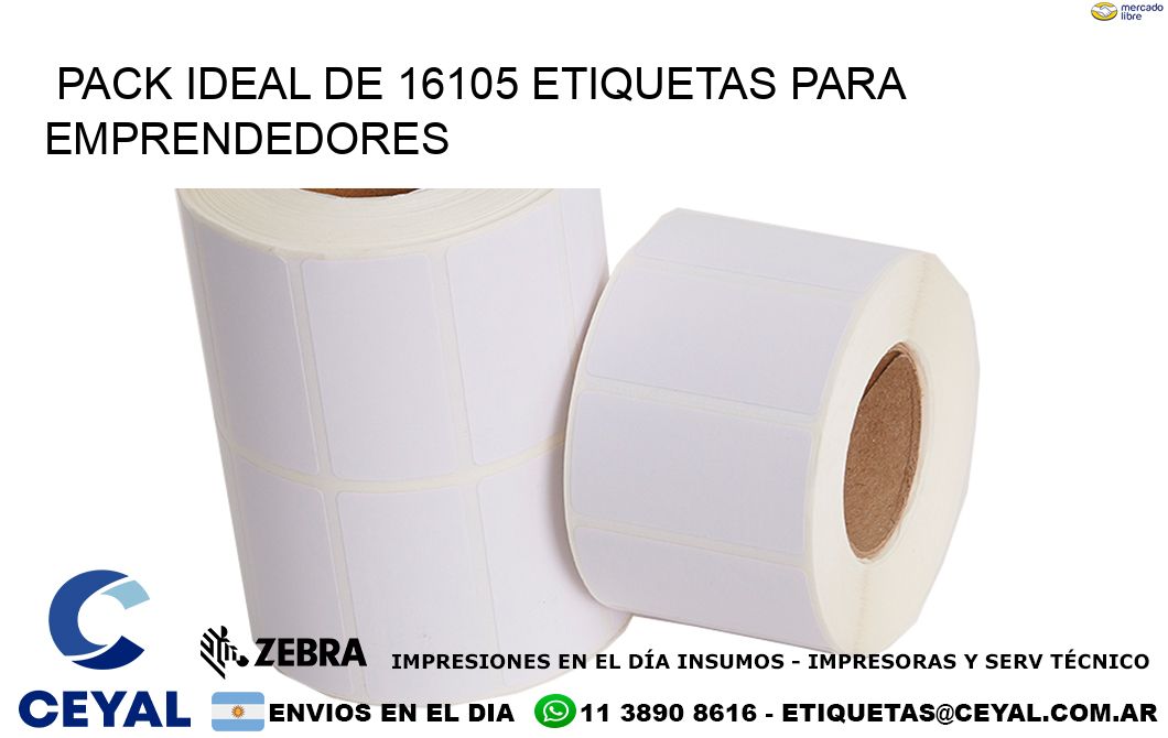 Pack ideal de 16105 etiquetas para emprendedores