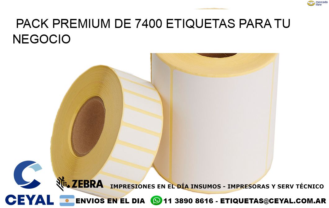 Pack premium de 7400 etiquetas para tu negocio
