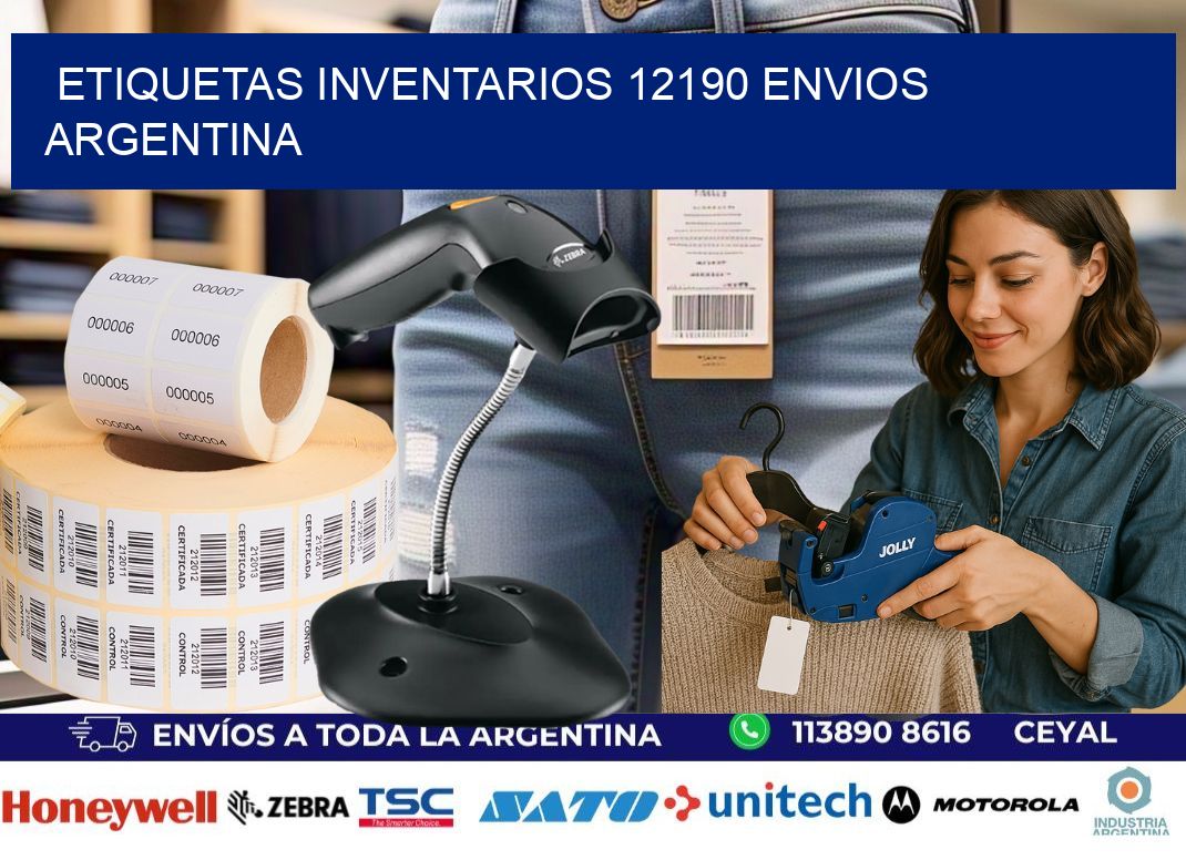 etiquetas inventarios 12190 ENVIOS ARGENTINA
