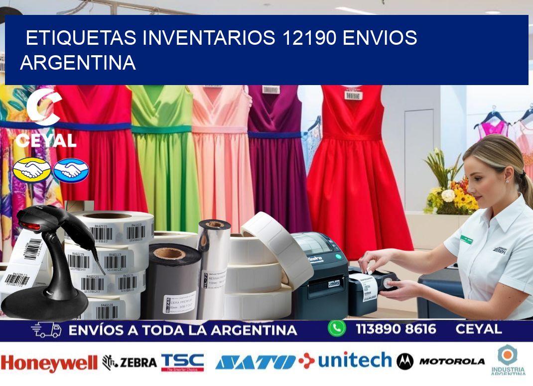 etiquetas inventarios 12190 ENVIOS ARGENTINA