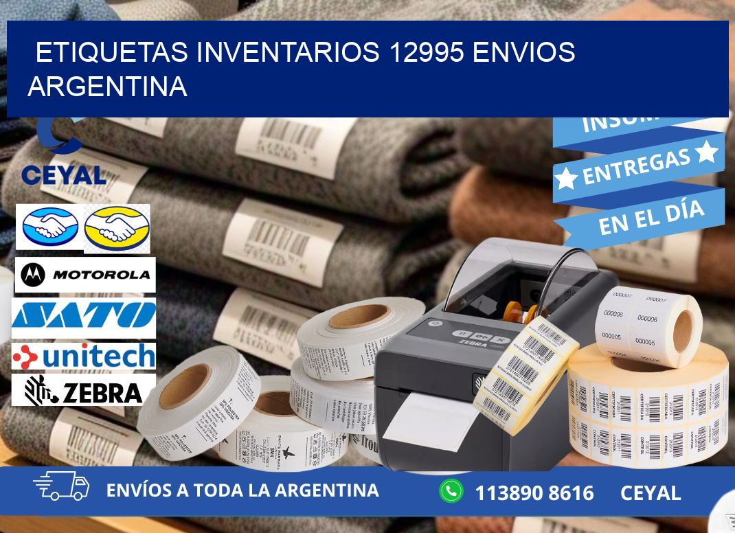 etiquetas inventarios 12995 ENVIOS ARGENTINA