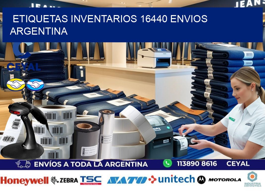 etiquetas inventarios 16440 ENVIOS ARGENTINA