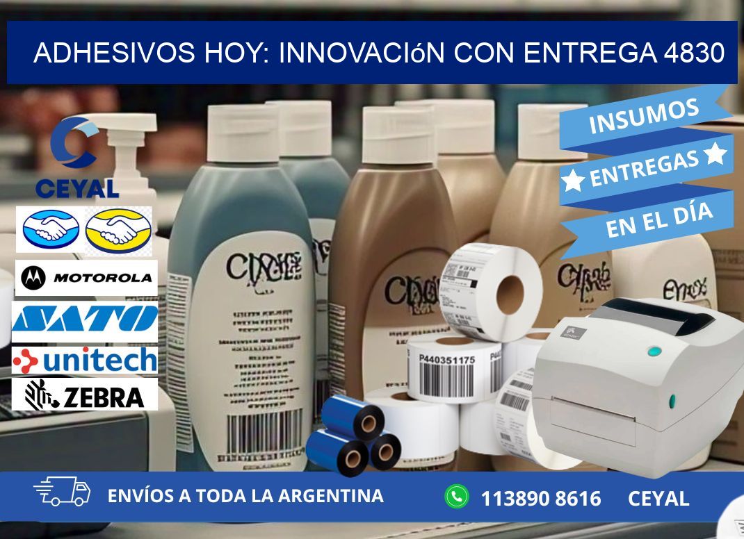 Adhesivos Hoy: Innovación con Entrega 4830
