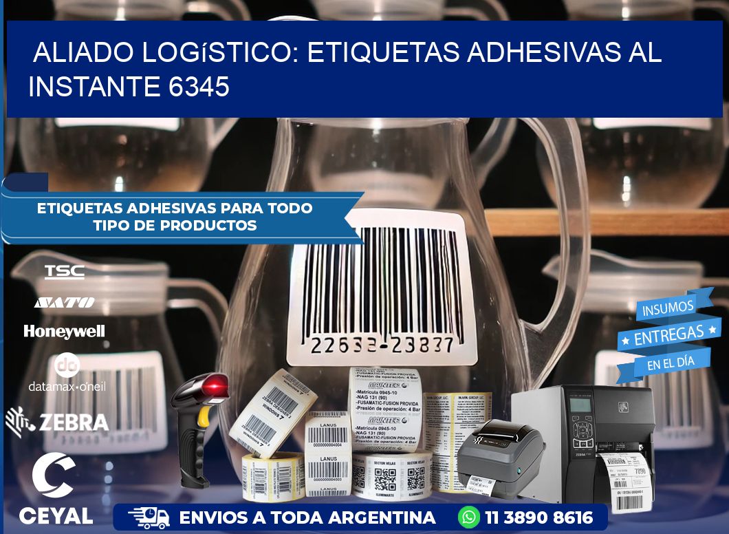 Aliado Logístico: Etiquetas Adhesivas al Instante 6345