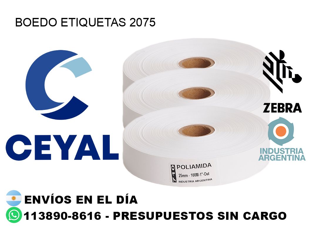 Boedo etiquetas 2075