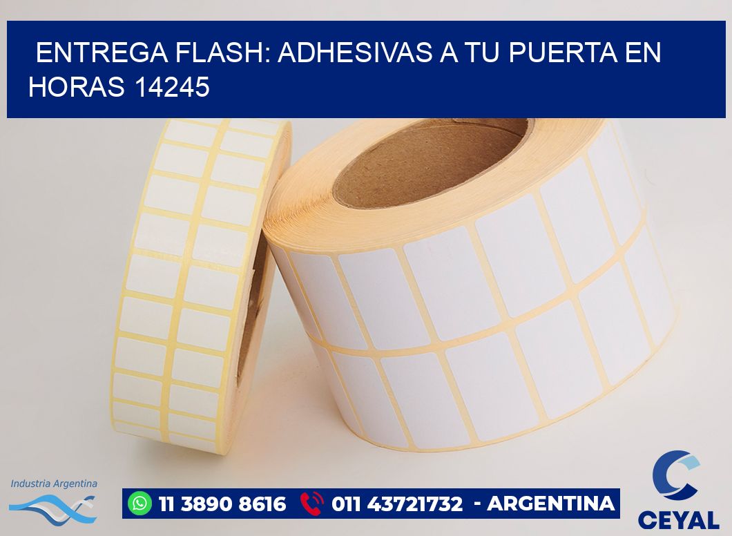 Entrega Flash: Adhesivas A Tu Puerta en Horas 14245