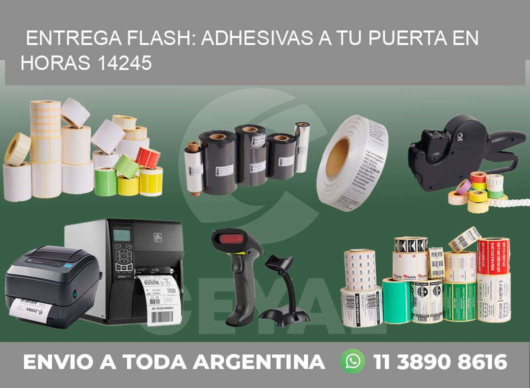 Entrega Flash: Adhesivas A Tu Puerta en Horas 14245