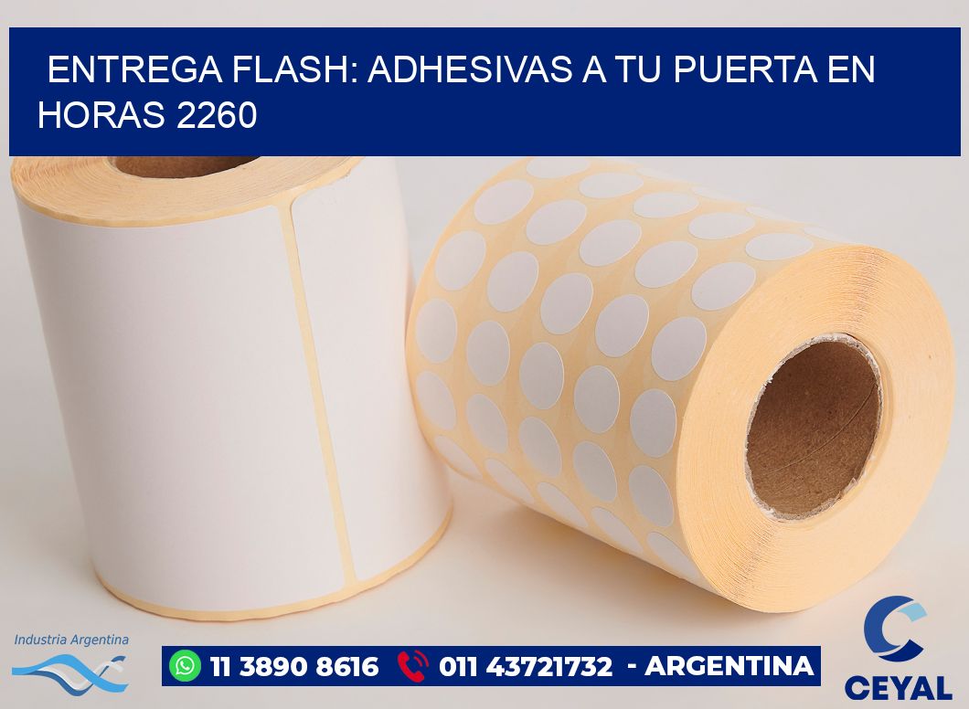 Entrega Flash: Adhesivas A Tu Puerta en Horas 2260