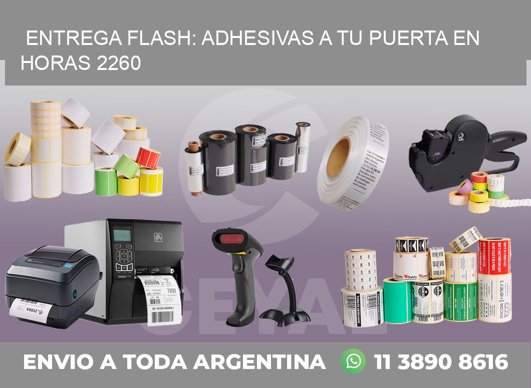 Entrega Flash: Adhesivas A Tu Puerta en Horas 2260