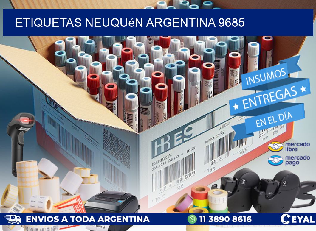 Etiquetas Neuquén Argentina 9685