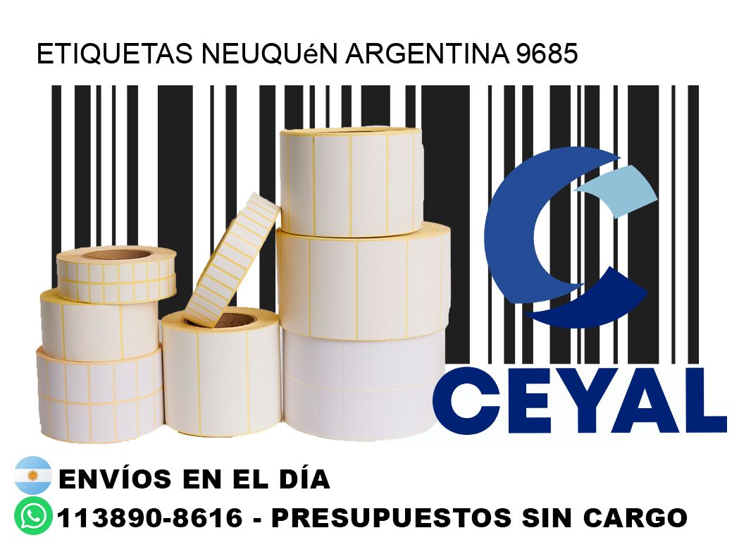 Etiquetas Neuquén Argentina 9685