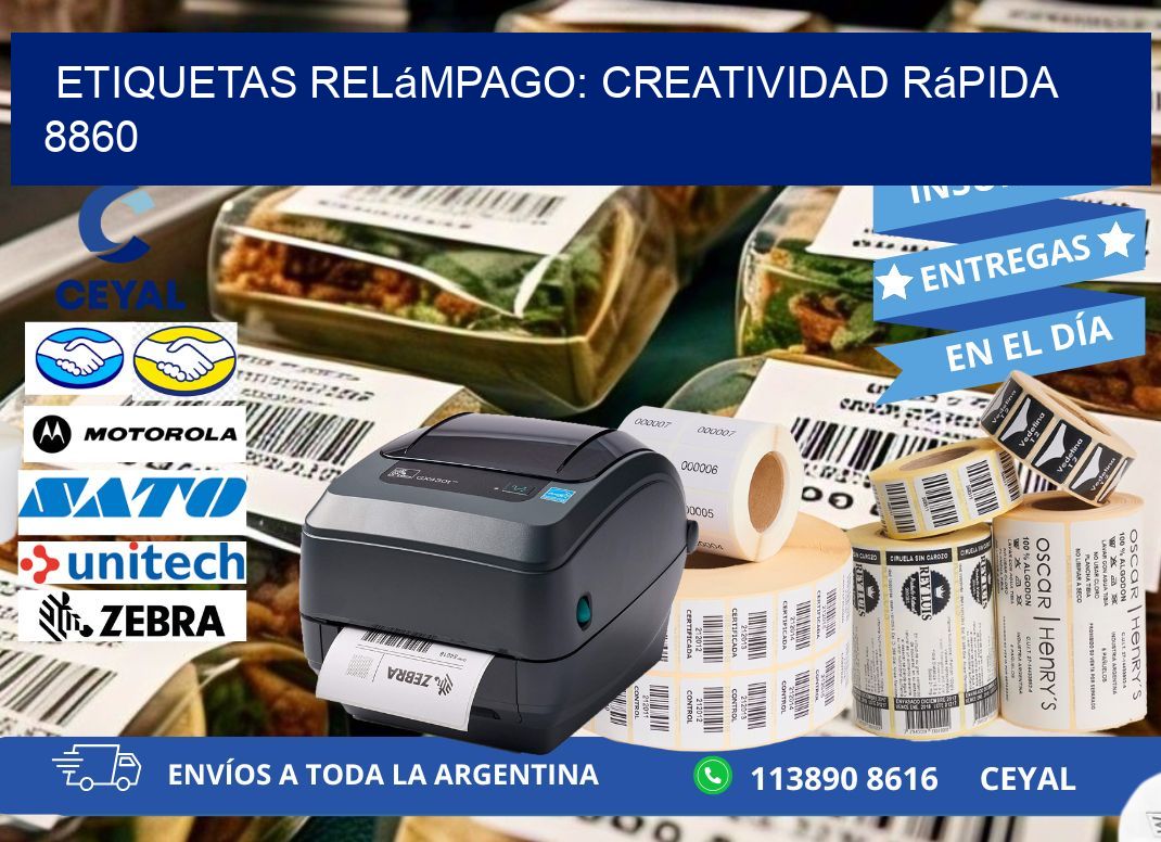Etiquetas Relámpago: Creatividad Rápida 8860