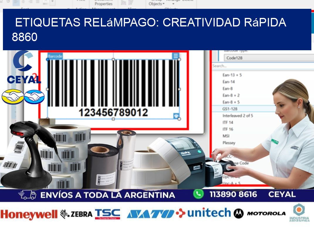 Etiquetas Relámpago: Creatividad Rápida 8860