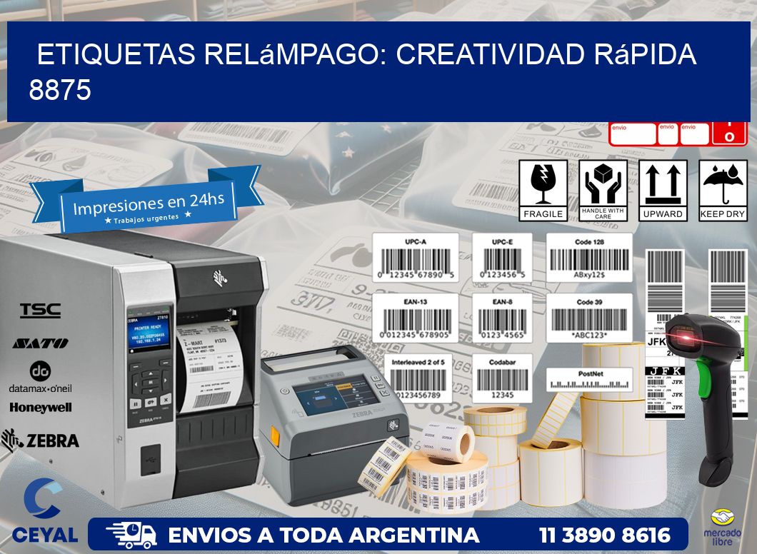 Etiquetas Relámpago: Creatividad Rápida 8875