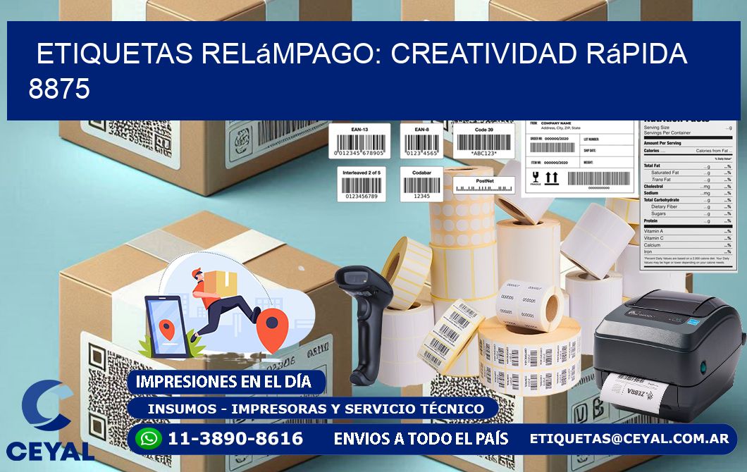Etiquetas Relámpago: Creatividad Rápida 8875