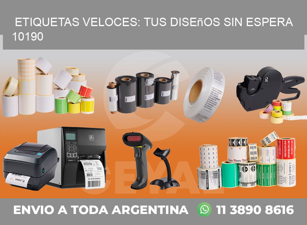 Etiquetas Veloces: Tus Diseños sin Espera 10190