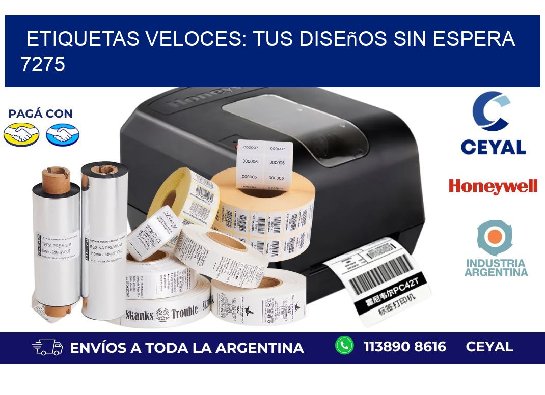 Etiquetas Veloces: Tus Diseños sin Espera 7275