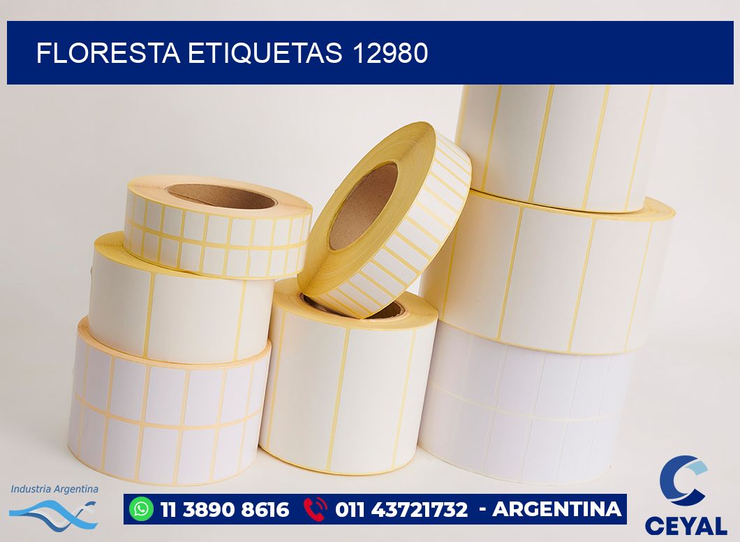Floresta etiquetas 12980