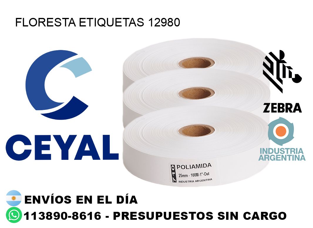 Floresta etiquetas 12980