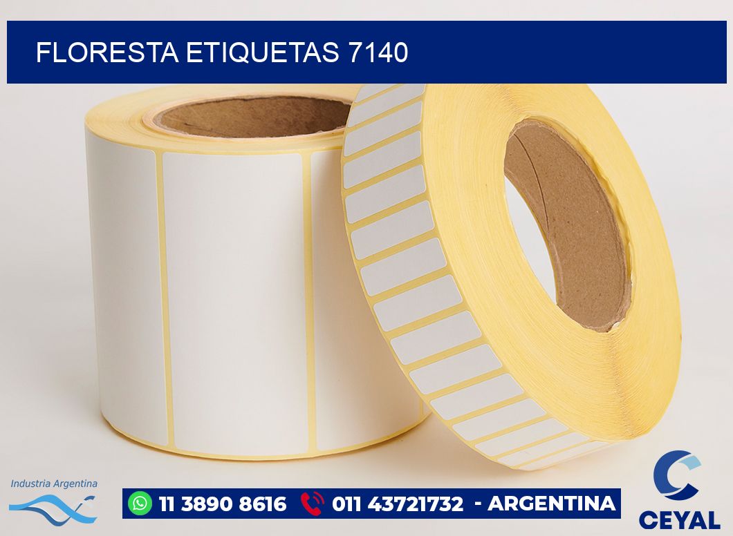 Floresta etiquetas 7140
