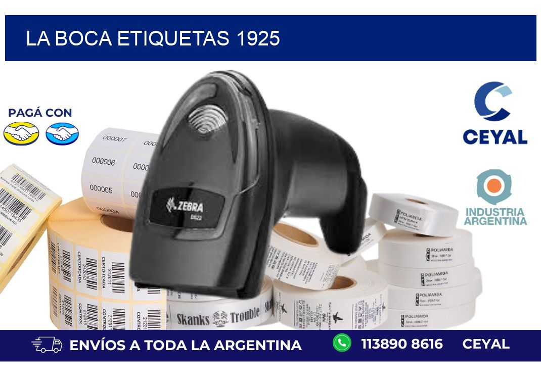 La Boca etiquetas 1925