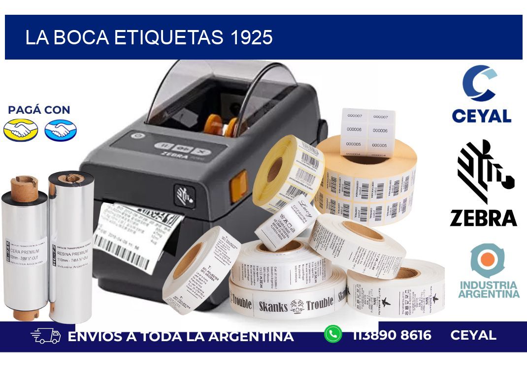 La Boca etiquetas 1925