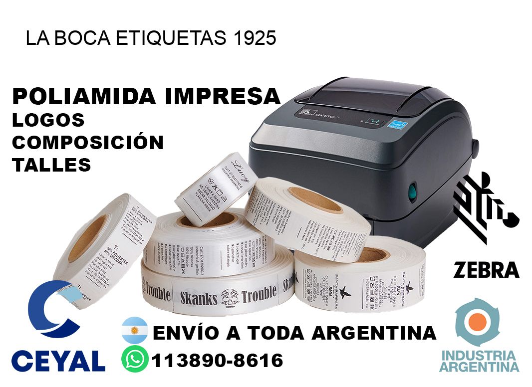 La Boca etiquetas 1925