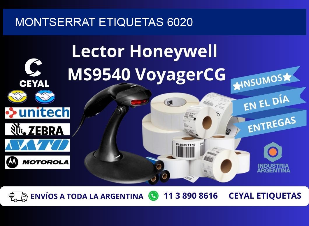 Montserrat etiquetas 6020