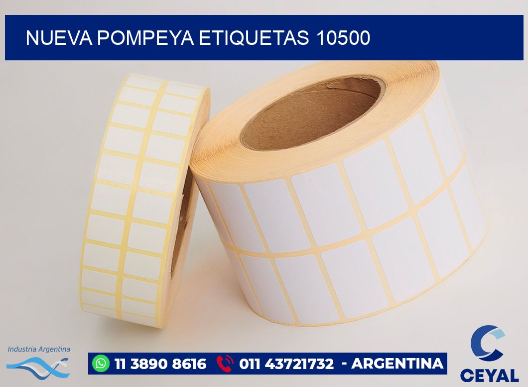 Nueva Pompeya etiquetas 10500