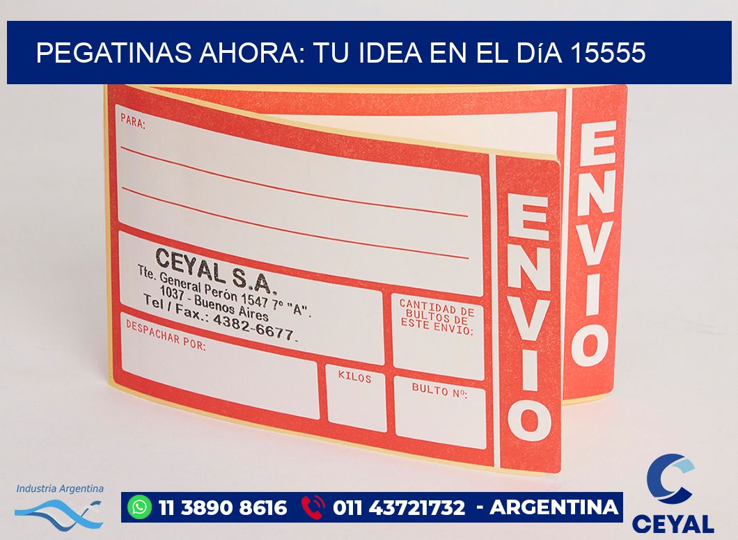 Pegatinas Ahora: Tu Idea en el Día 15555