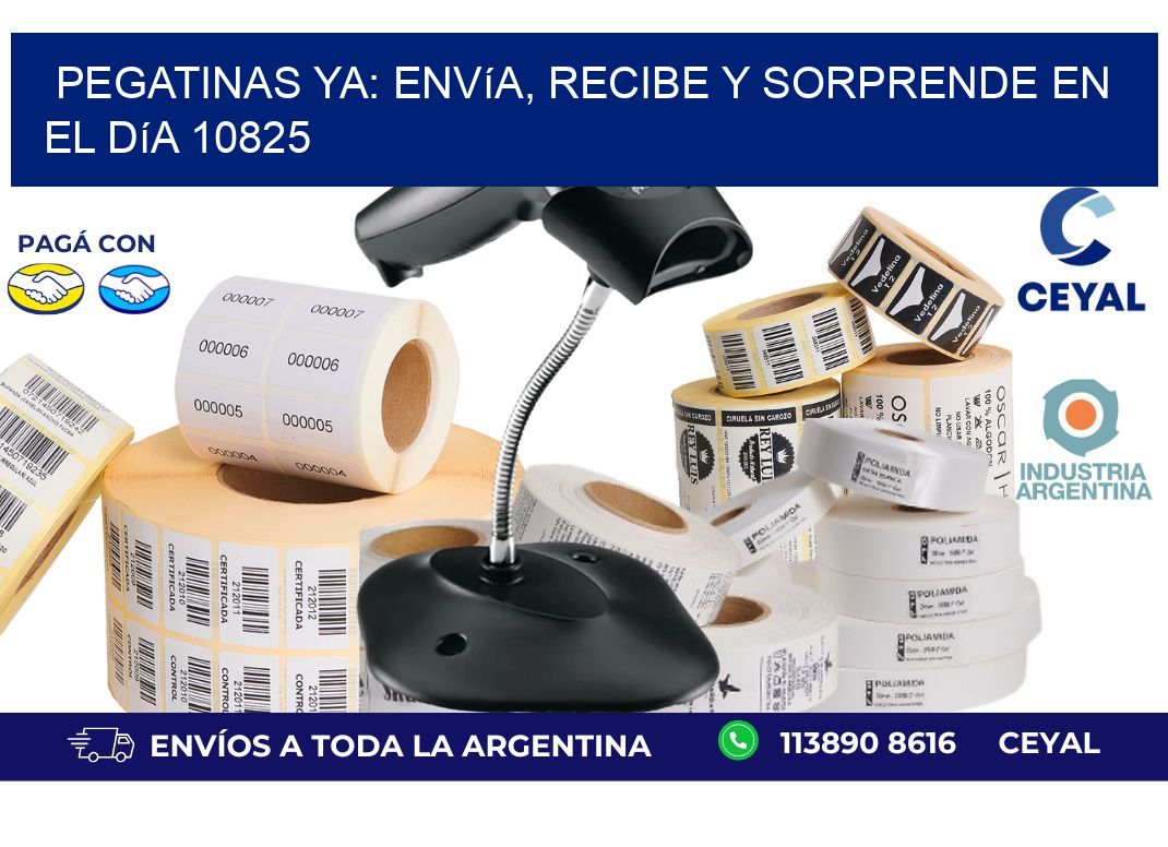 Pegatinas Ya: Envía, Recibe y Sorprende en el Día 10825