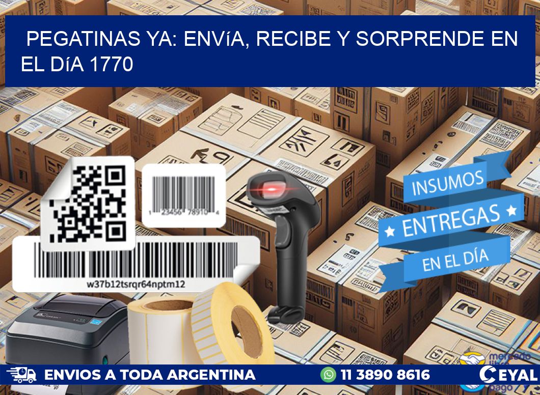 Pegatinas Ya: Envía, Recibe y Sorprende en el Día 1770