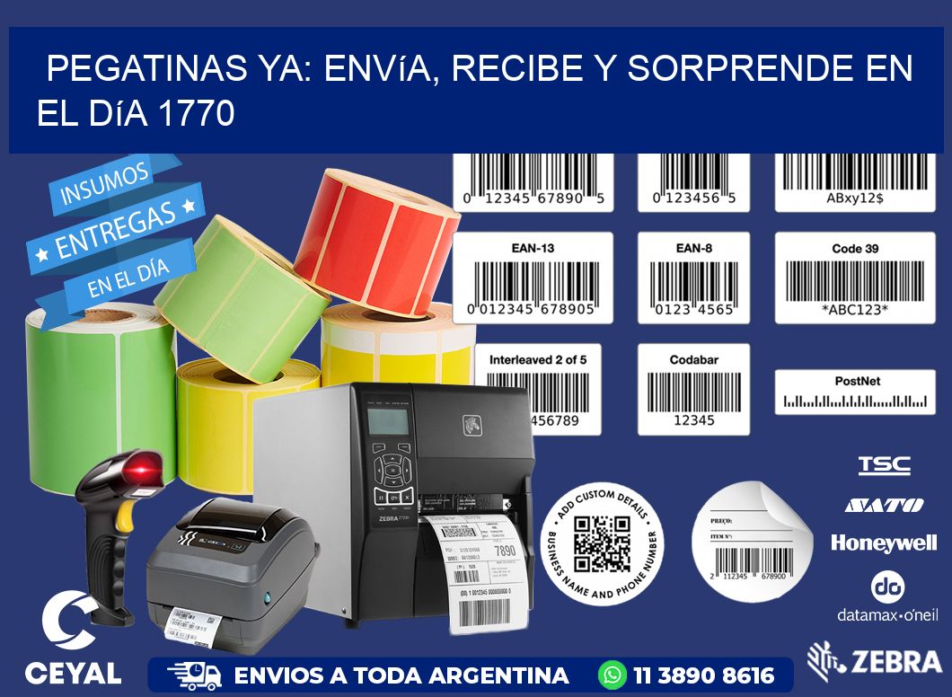Pegatinas Ya: Envía, Recibe y Sorprende en el Día 1770