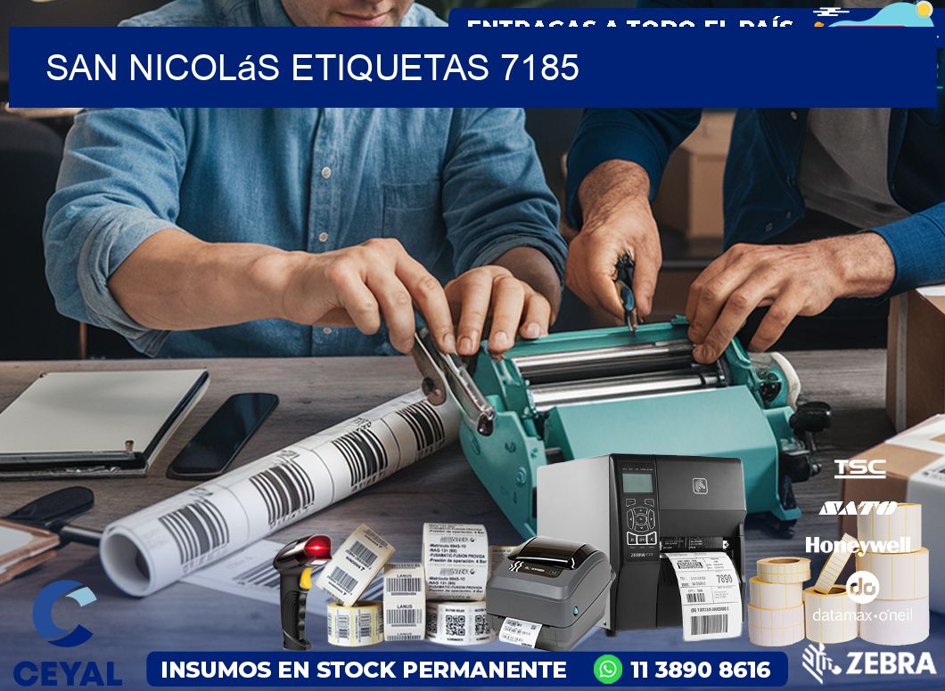 San Nicolás etiquetas 7185