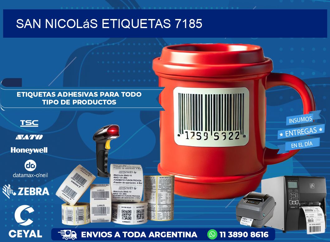 San Nicolás etiquetas 7185
