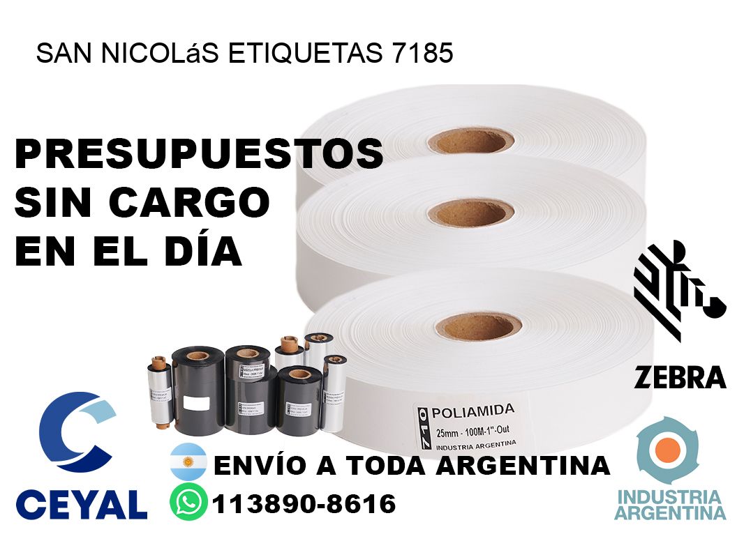 San Nicolás etiquetas 7185
