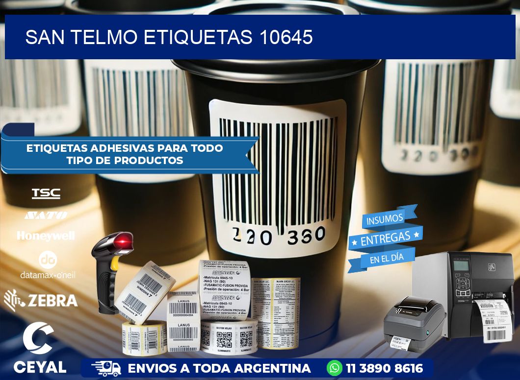 San Telmo etiquetas 10645