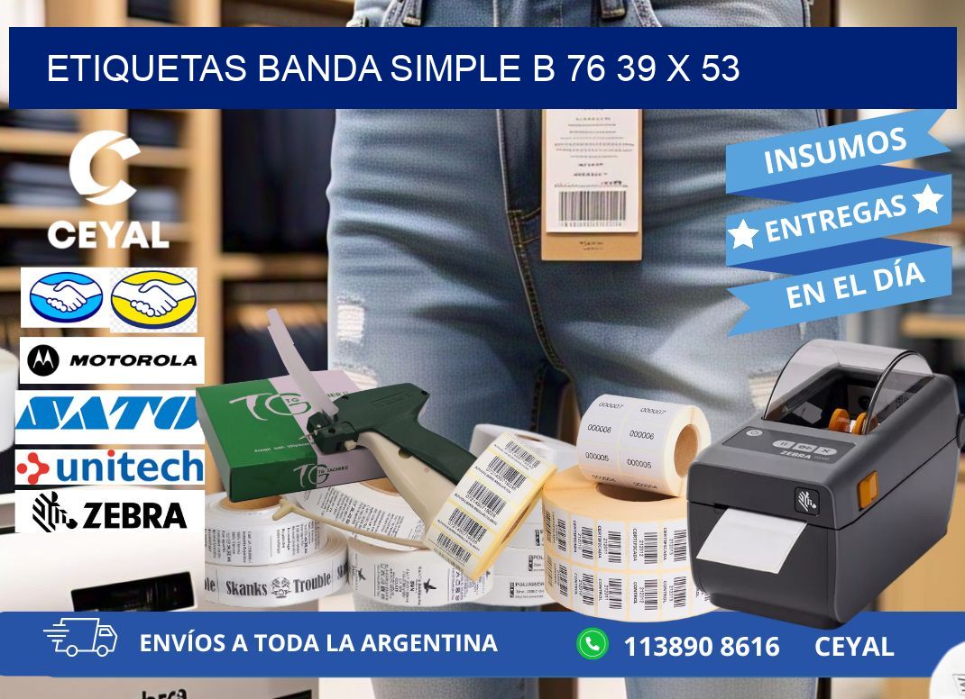 etiquetas banda simple b 76 39 x 53